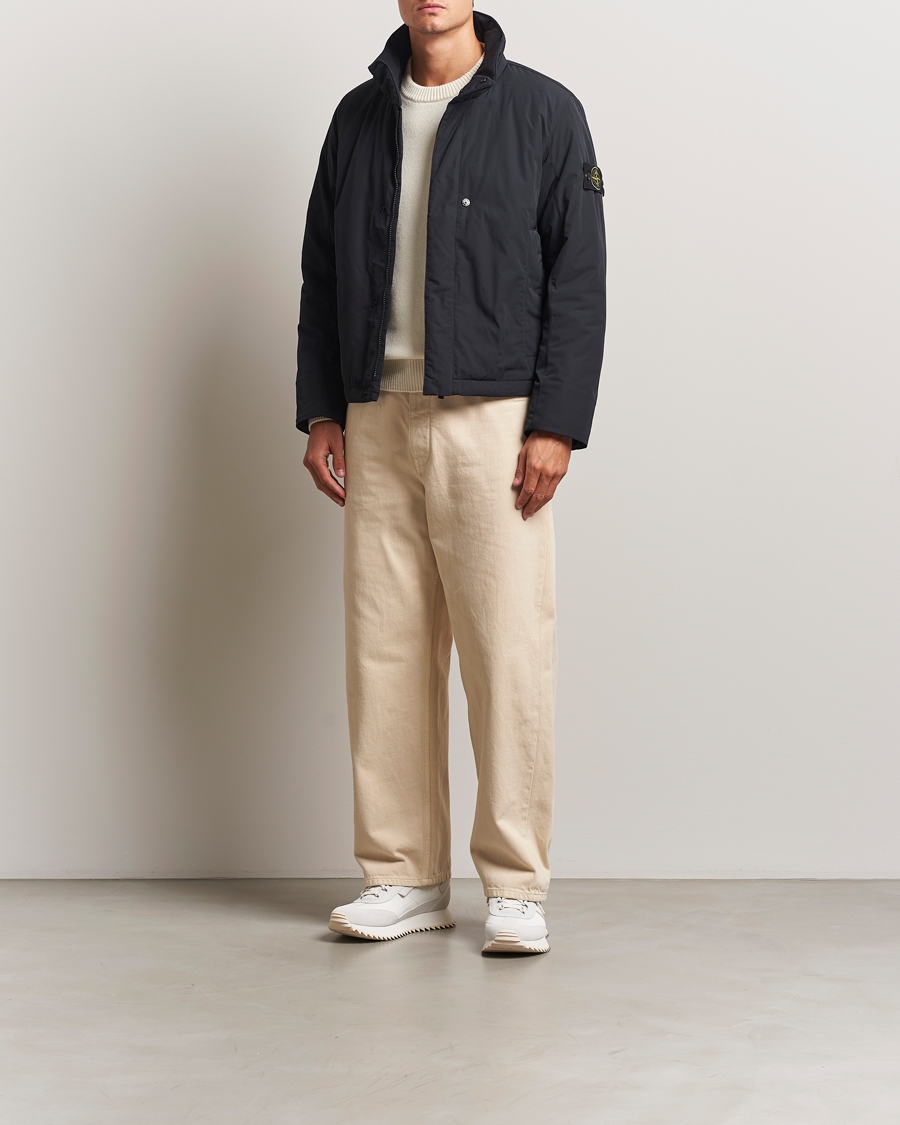 Homme | Manteaux Et Vestes | Stone Island | Micro Twill Padded Jacket Black