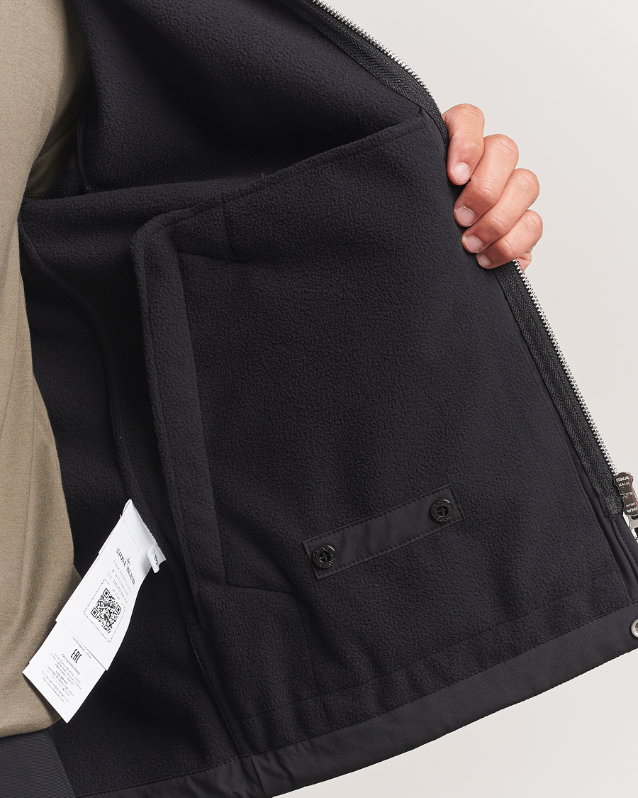 Heren | Jassen | Stone Island | Soft Shell Shirt Jacket Black