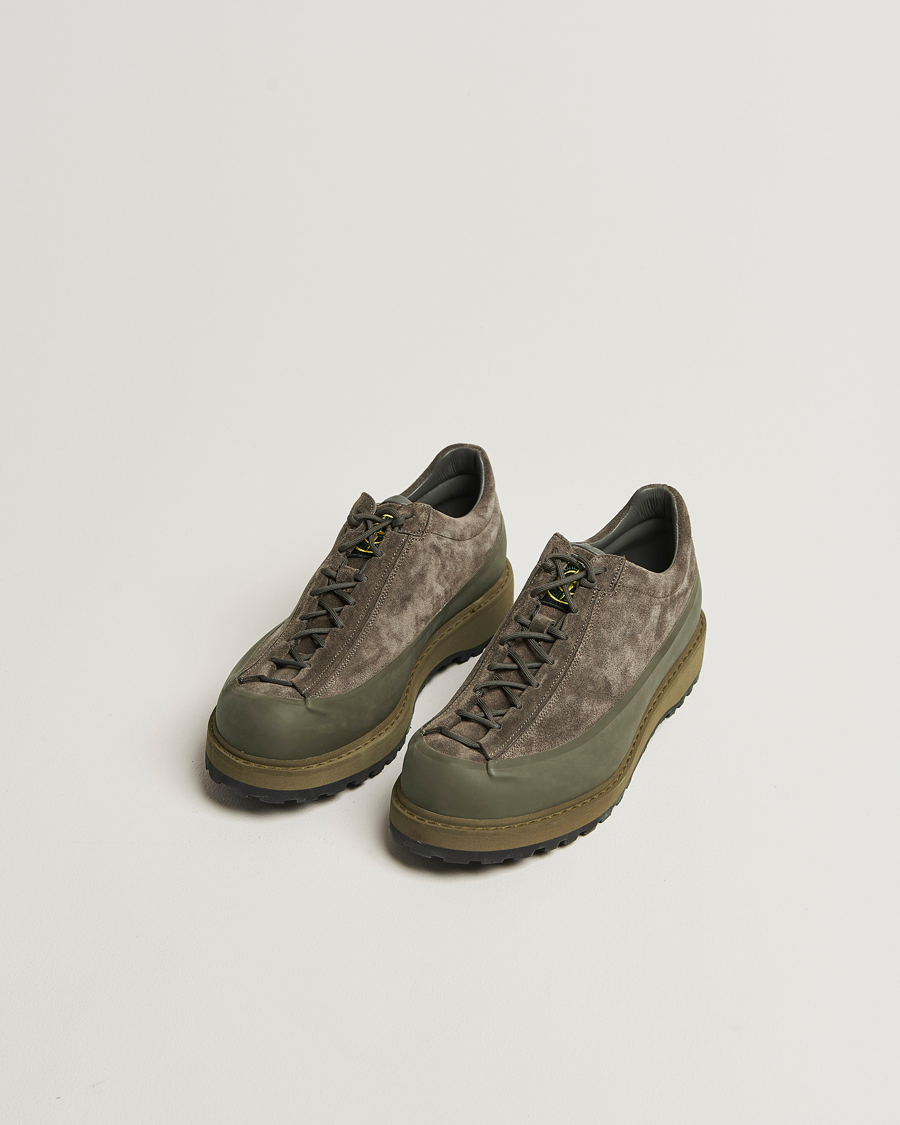 Homme | Baskets | Stone Island | Low Top Suede Sneakers Military Green