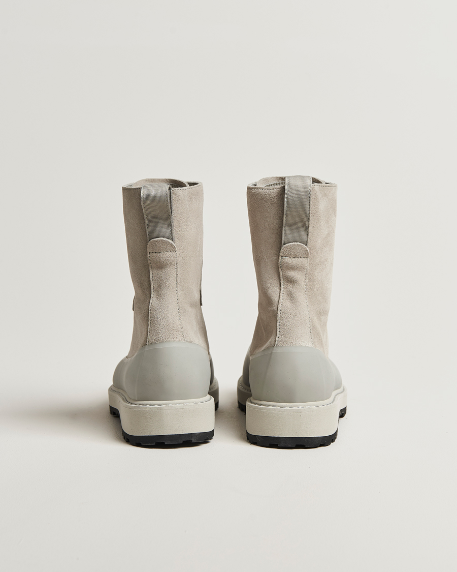 Homme | Bottes | Stone Island | Suede Hiking Boots Pearl Grey