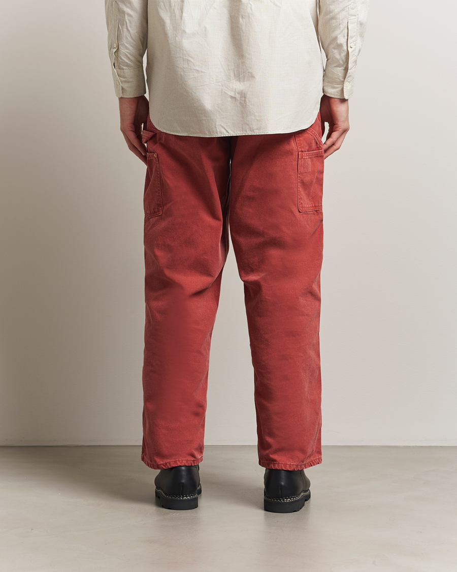 Heren | Broeken | orSlow | Dad Fit Oxford Painter Pants Red