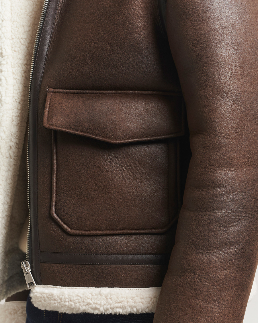 Homme | Manteaux Et Vestes | A.P.C. | Tommy Aviator Jacket Brown