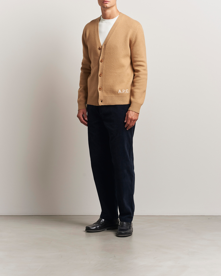 Heren | Broeken | A.P.C. | Lawrence Corduroy Trousers Dark Navy