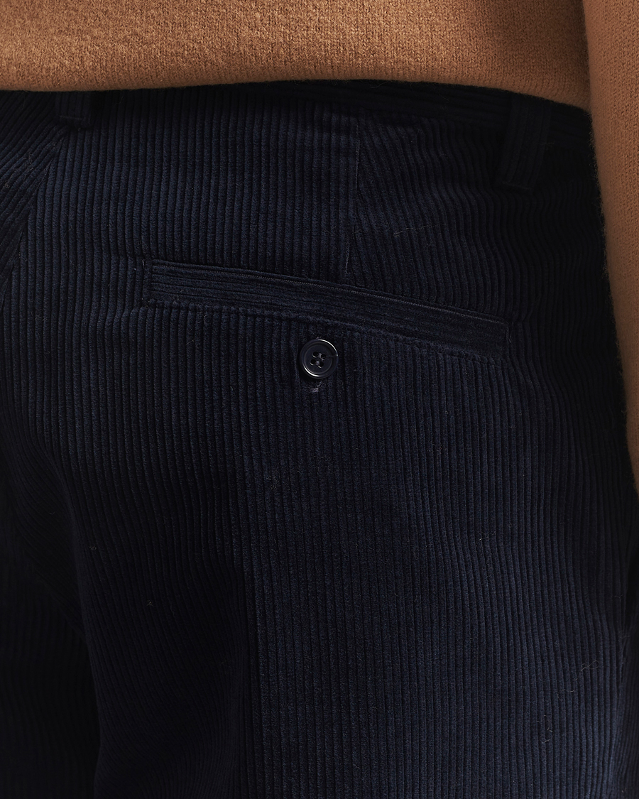 Heren | Broeken | A.P.C. | Lawrence Corduroy Trousers Dark Navy