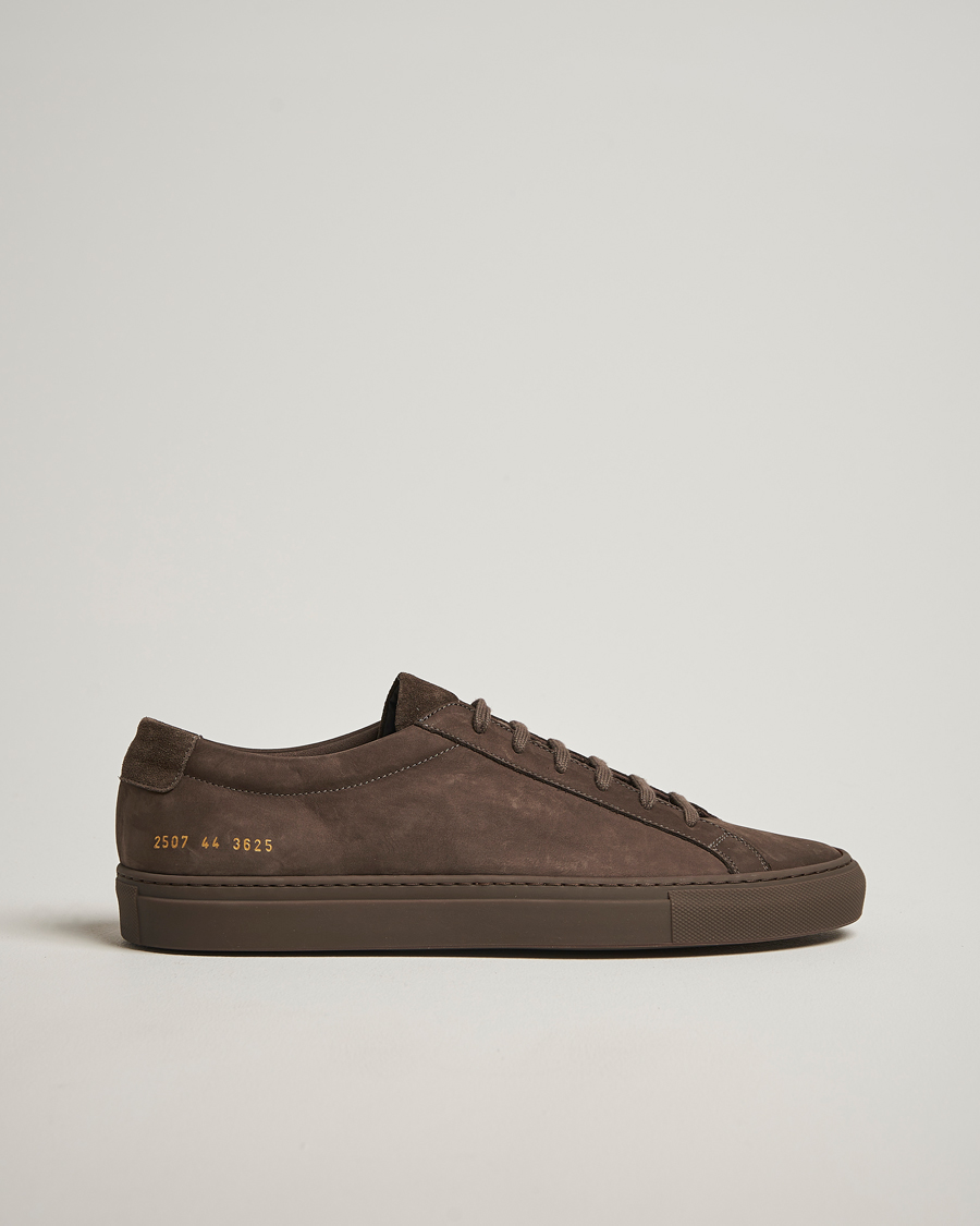 Homme | Baskets | Common Projects | Original Achilles Nubuck Sneaker Moka