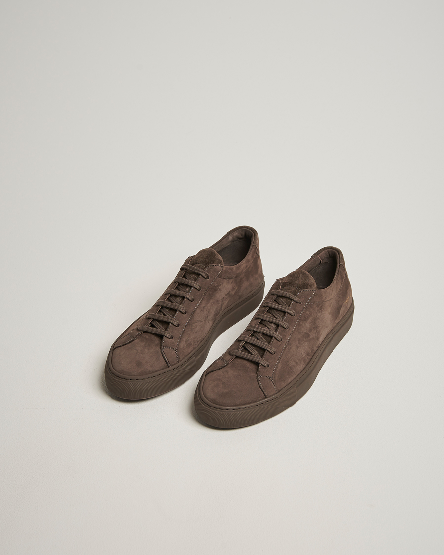Homme | Baskets | Common Projects | Original Achilles Nubuck Sneaker Moka