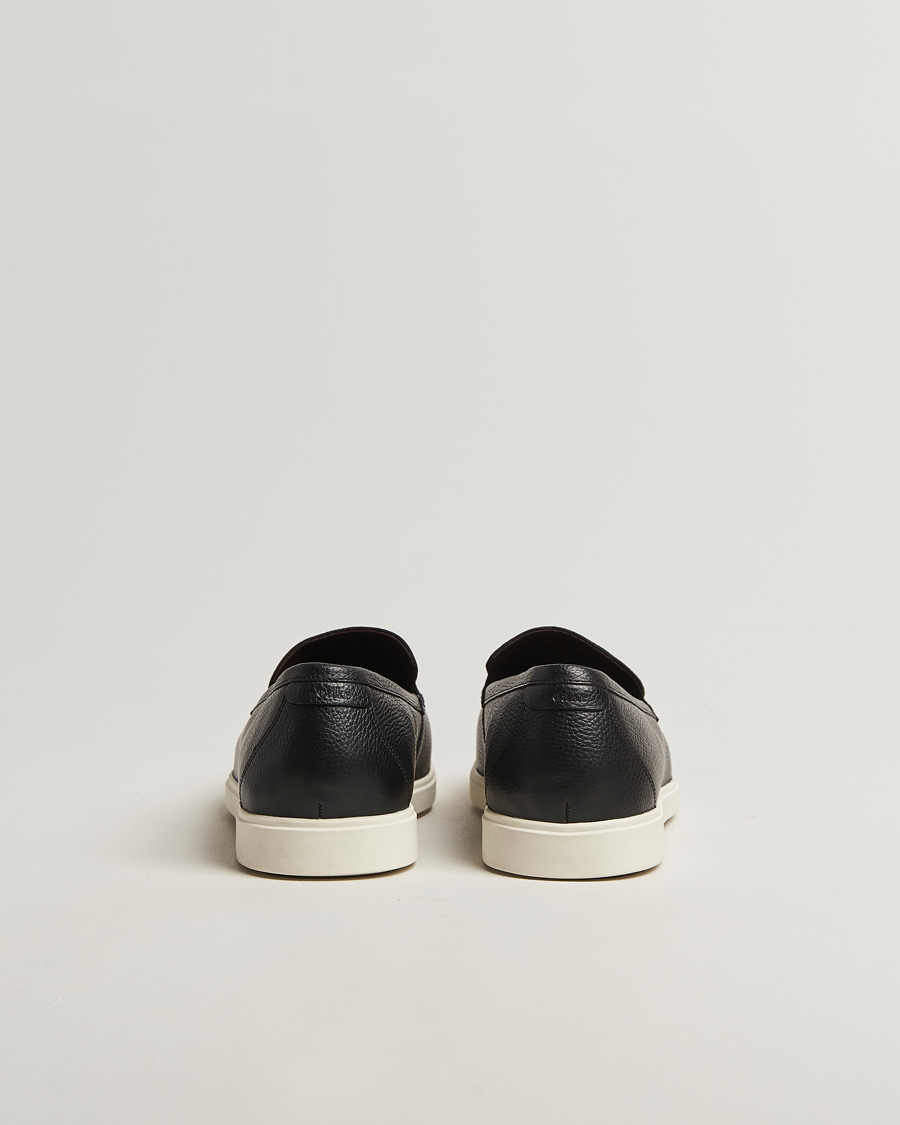 Homme | Loafers | Loake Lifestyle | Loake 1880 Tuscany Grained Leather Loafers Black