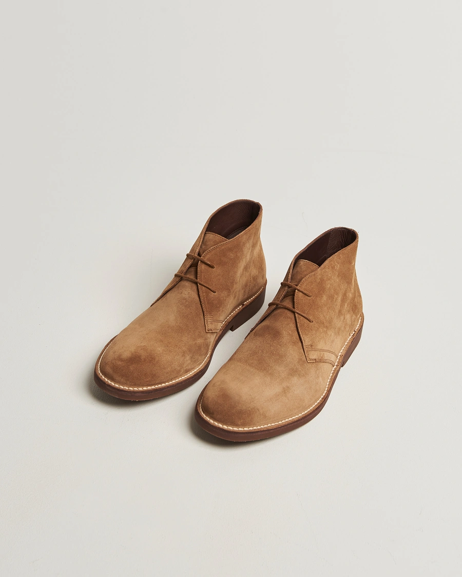 Heren | Laarzen | Loake Lifestyle | Loake 1880 Sahara Suede Chukka Chestnut