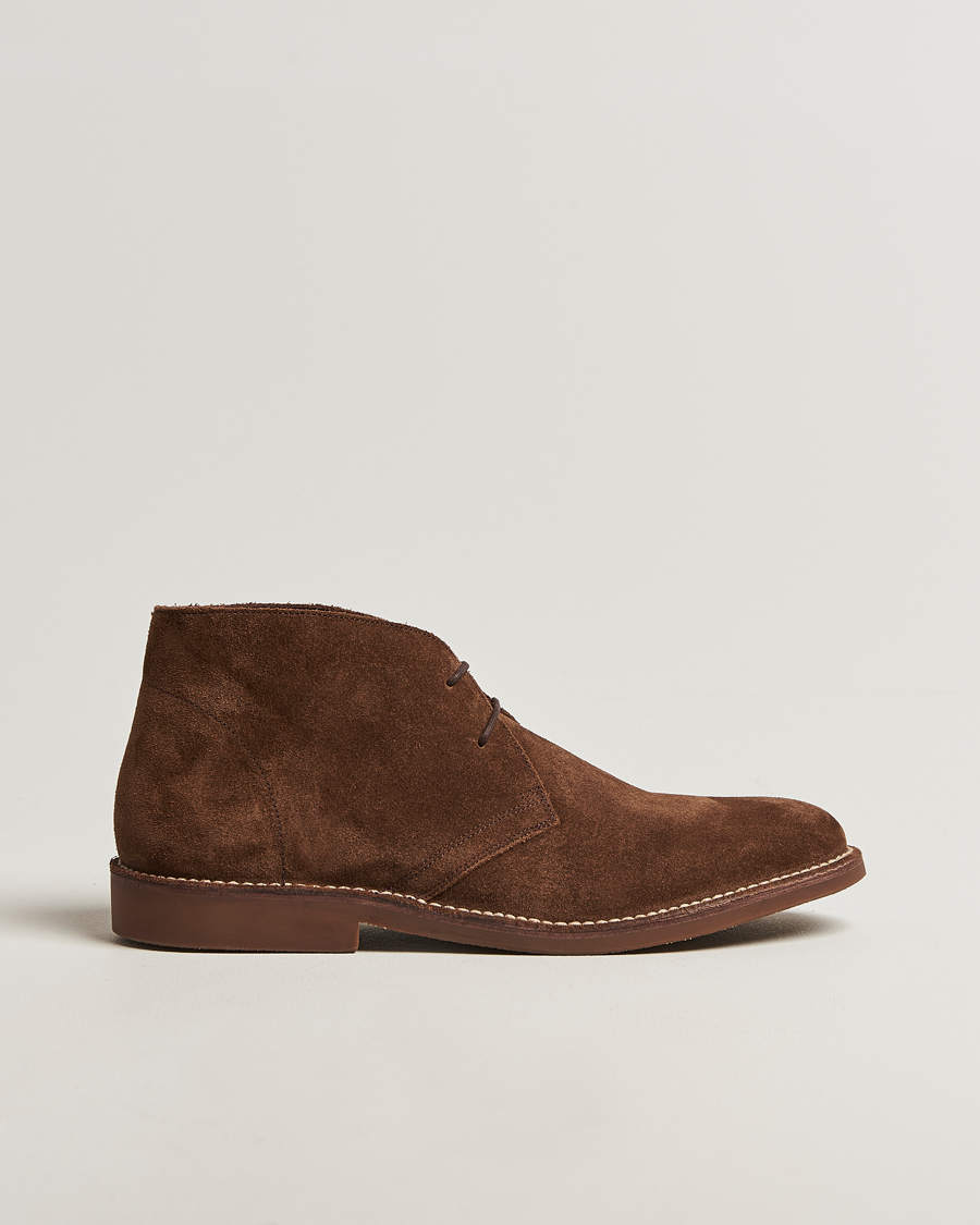 Homme | Bottes | Loake Lifestyle | Loake 1880 Sahara Suede Chukka Dark Brown