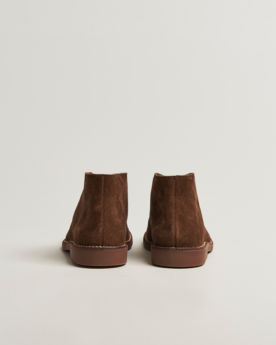 Homme | Bottes | Loake Shoemakers | Sahara Suede Chukka Dark Brown
