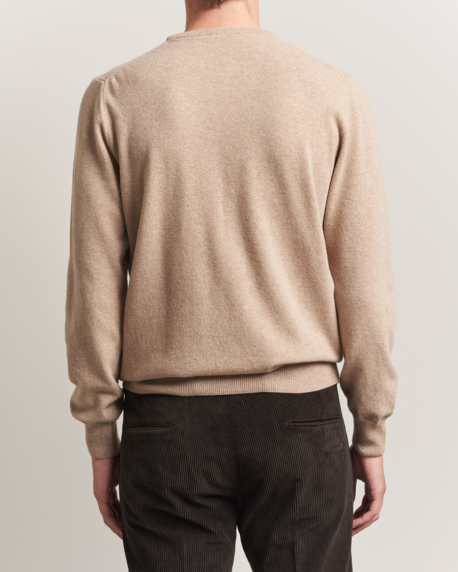 Homme | Pulls Et Tricots | Morgano | Wool/Cashmere Crewneck Beige