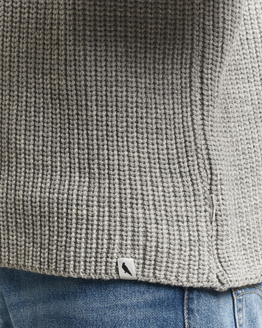 Homme | Pulls Et Tricots | Peregrine | Wilkinson Knitted Merino Rollneck Light Grey