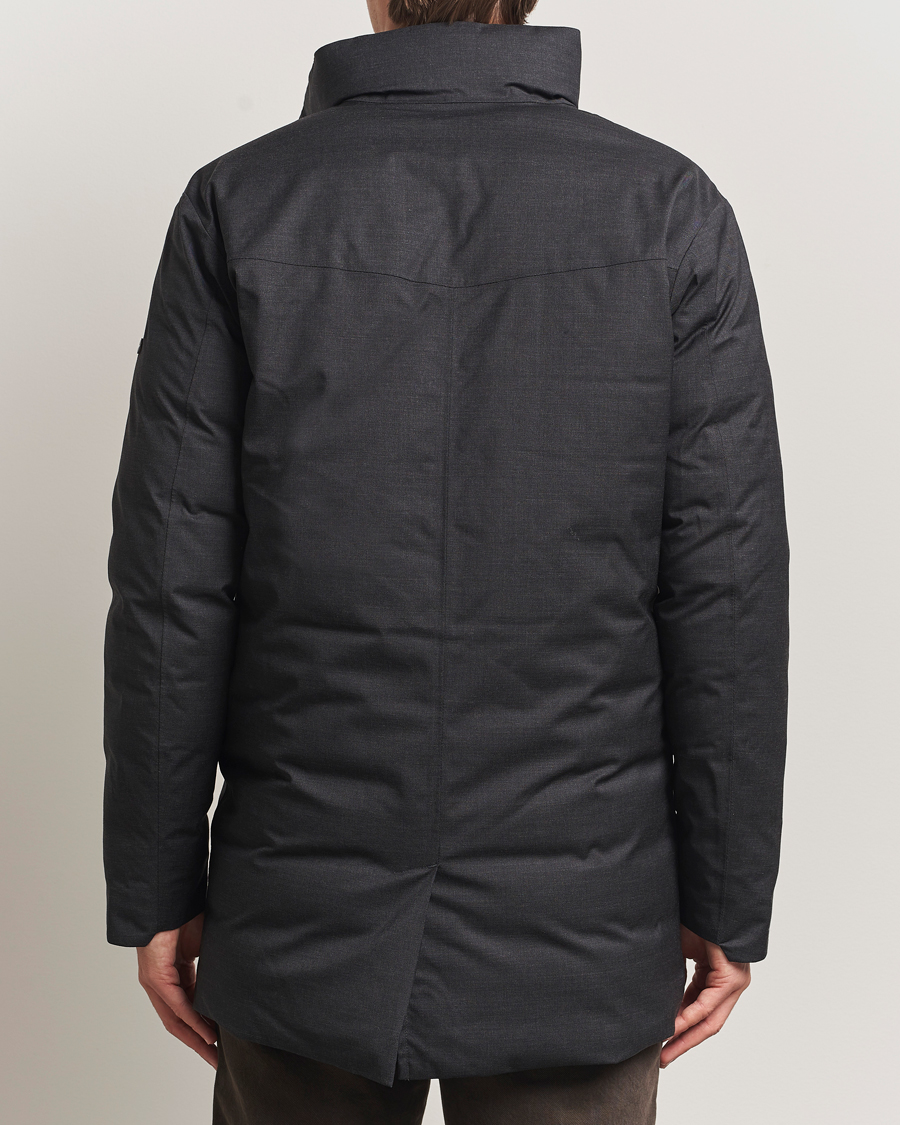 Heren | Jassen | Scandinavian Edition | Axis Loro Piana Padded Coat Dark Grey Melange