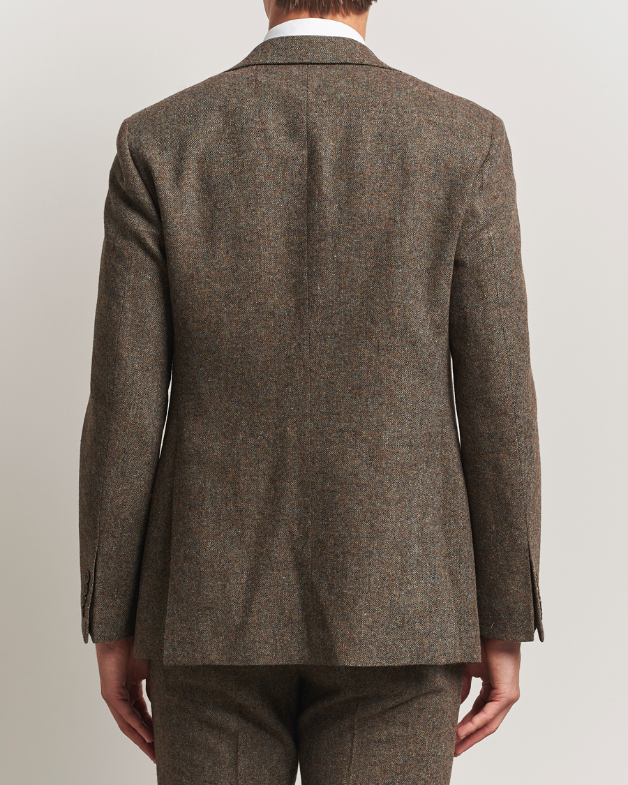 Heren | Blazers | Walker Slater | Edward Shetland Wool Donegal Blazer Dark Green