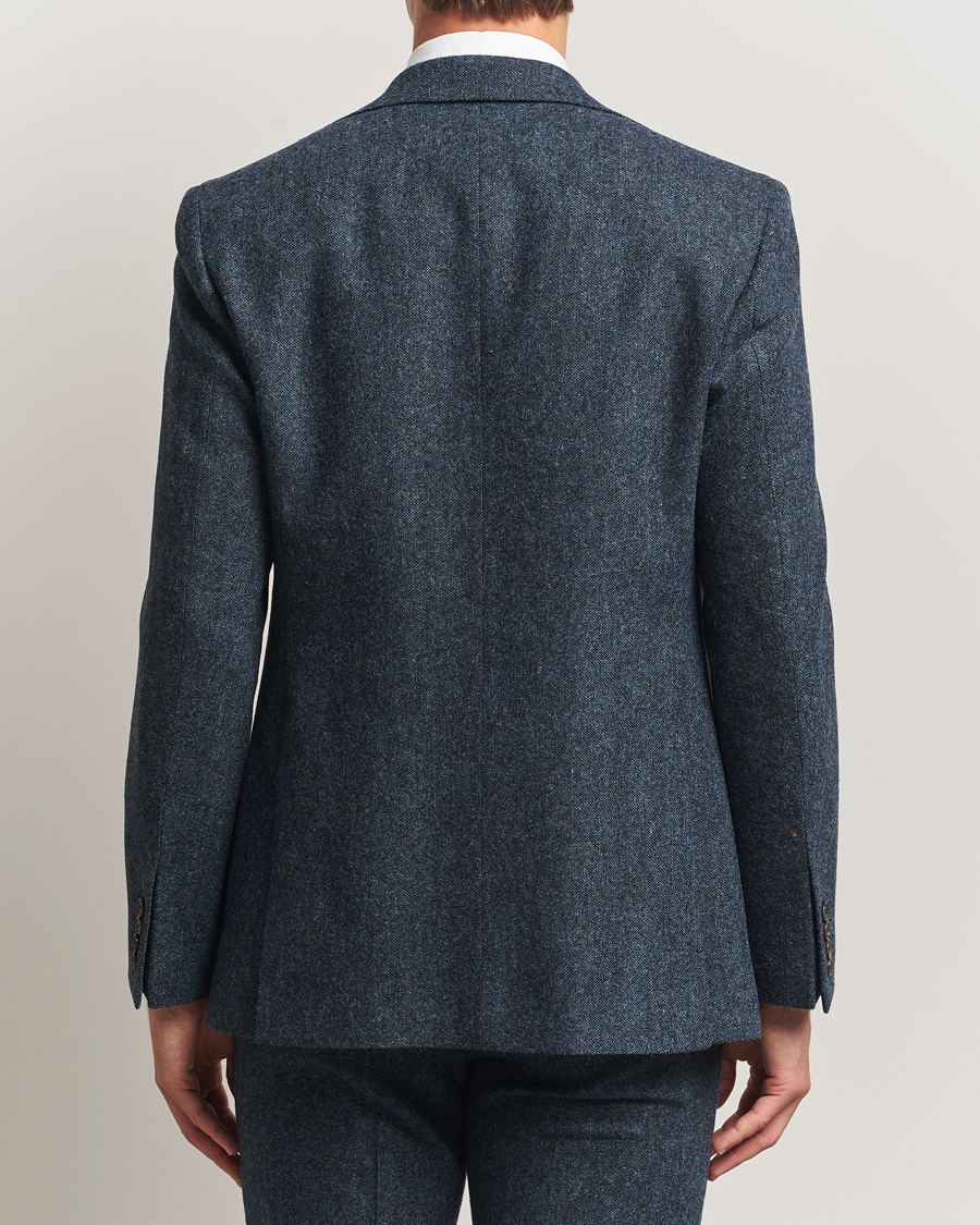 Heren | Blazers | Walker Slater | Edward Shetland Wool Donegal Blazer Navy