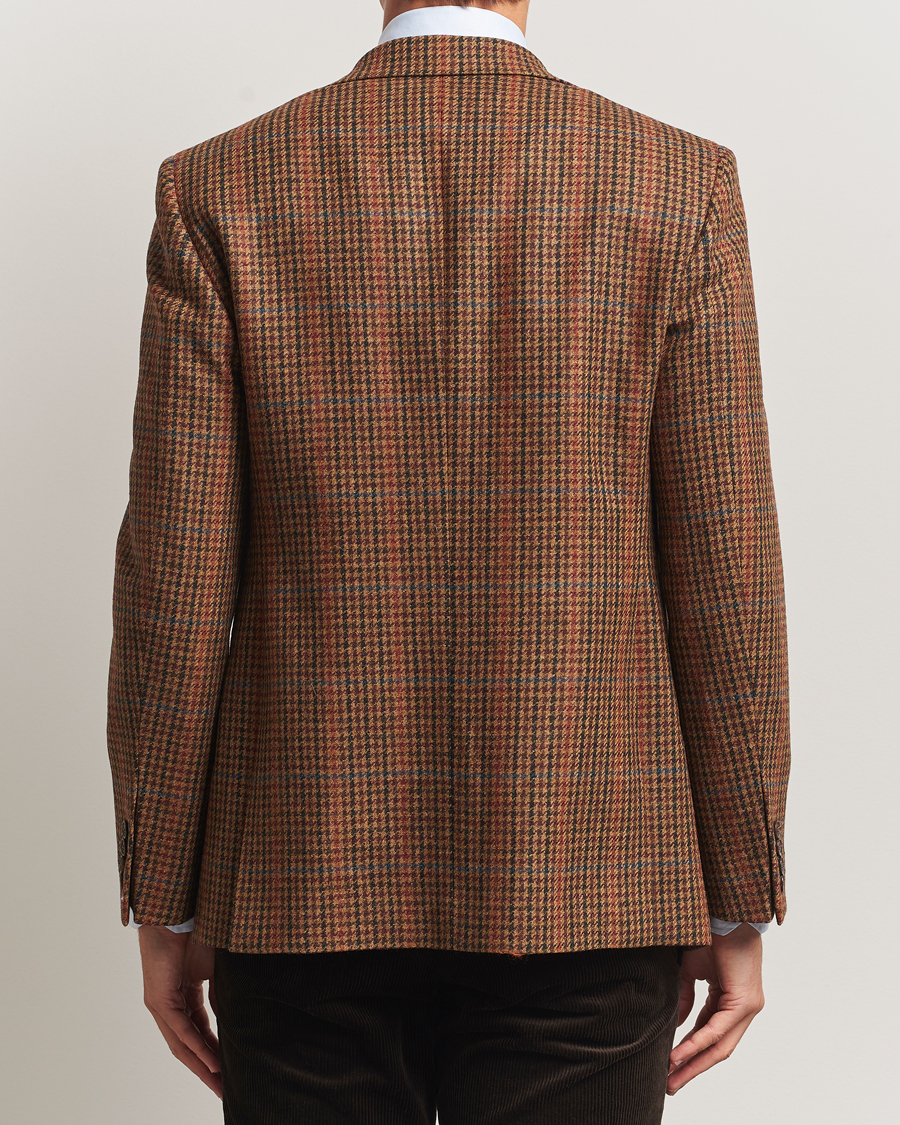 Heren | Blazers | Walker Slater | Edward Lambswool Dogtooth Blazer Brown