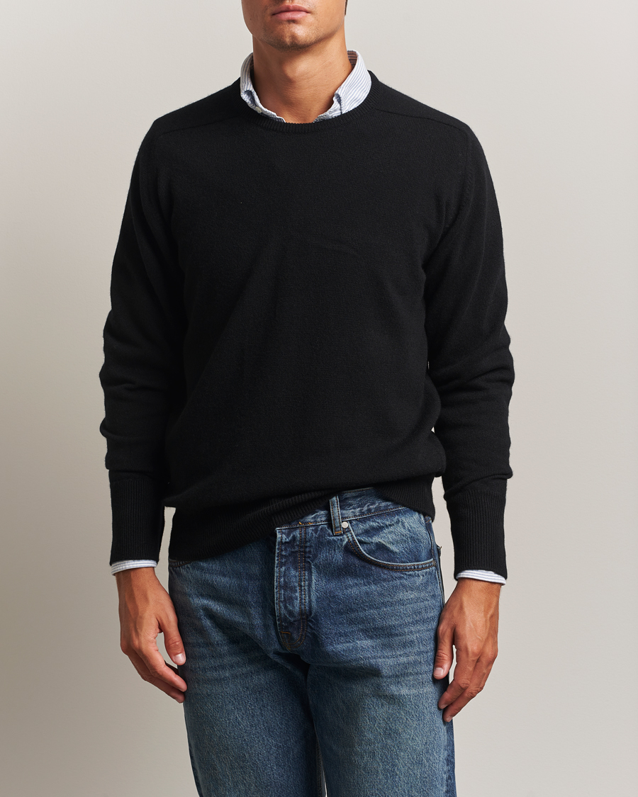 Homme | Pulls Et Tricots | William Lockie | Melrose Cashmere Crew Neck Black