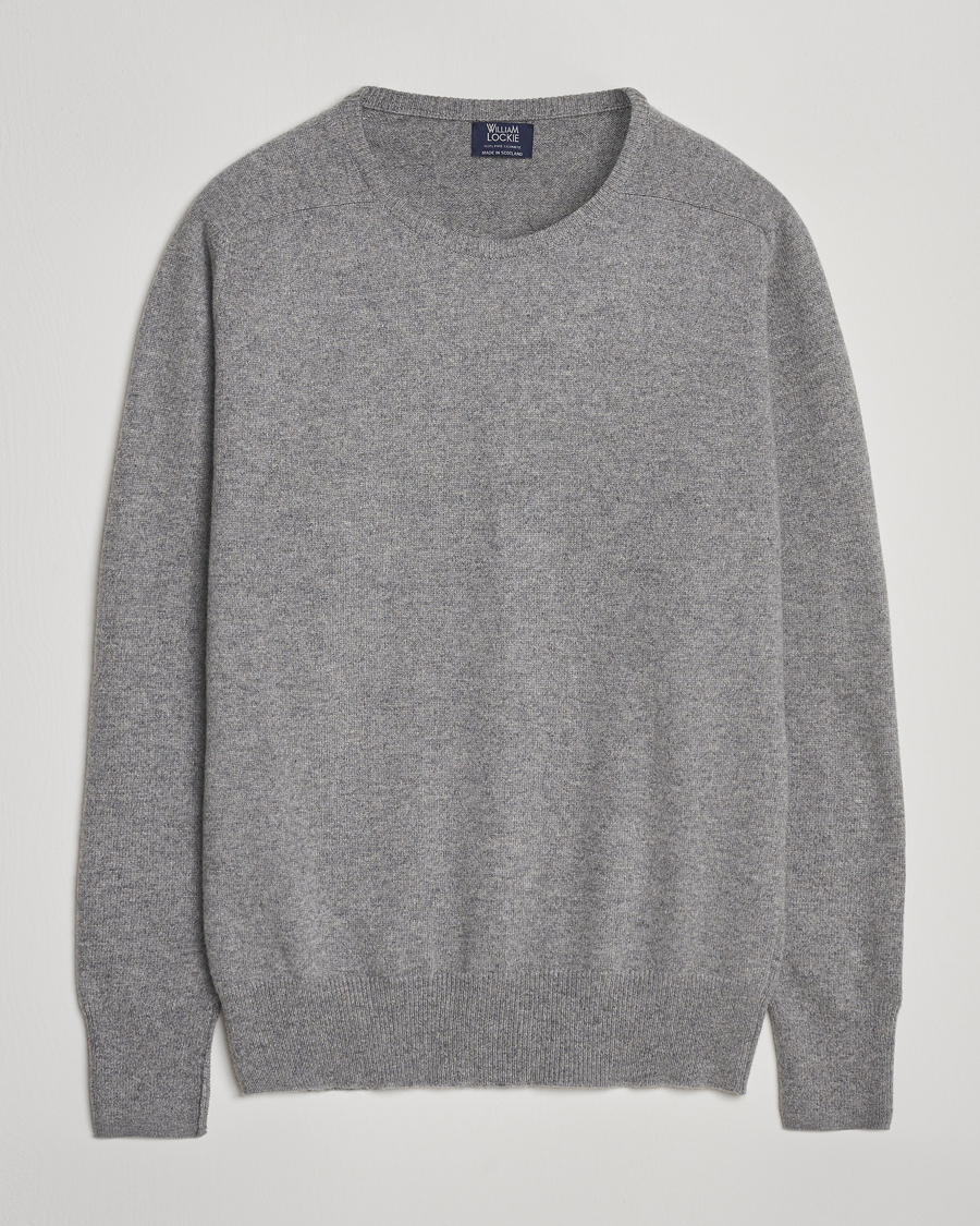 Homme | Pulls Et Tricots | William Lockie | Melrose Cashmere Crew Neck Grey