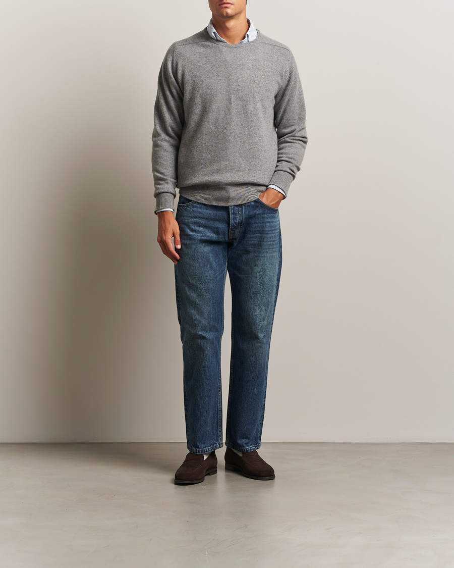 Homme | Pulls Et Tricots | William Lockie | Melrose Cashmere Crew Neck Grey