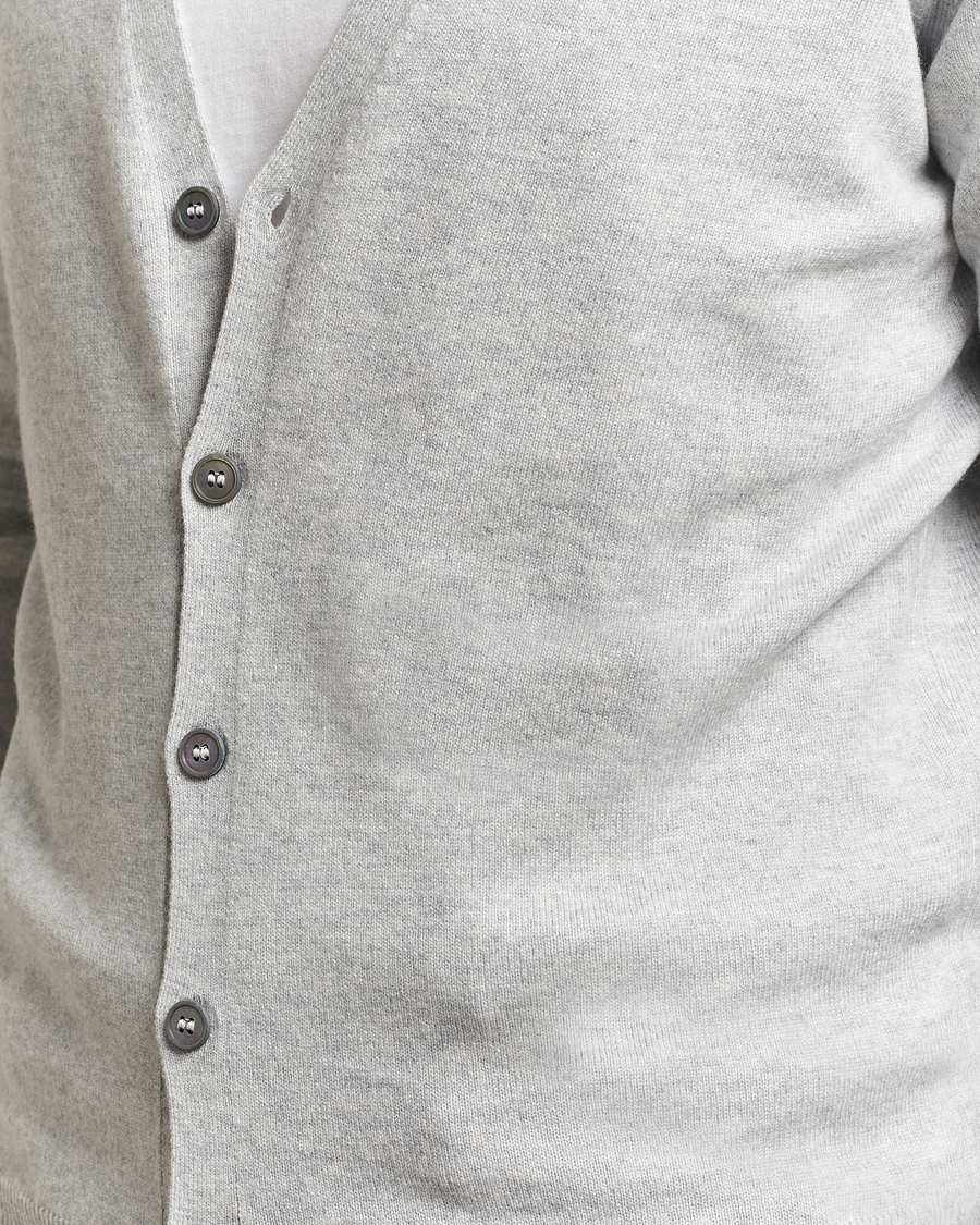 Homme | Pulls Et Tricots | Gran Sasso | Wool/Cashmere Cardigan Light Grey Melange