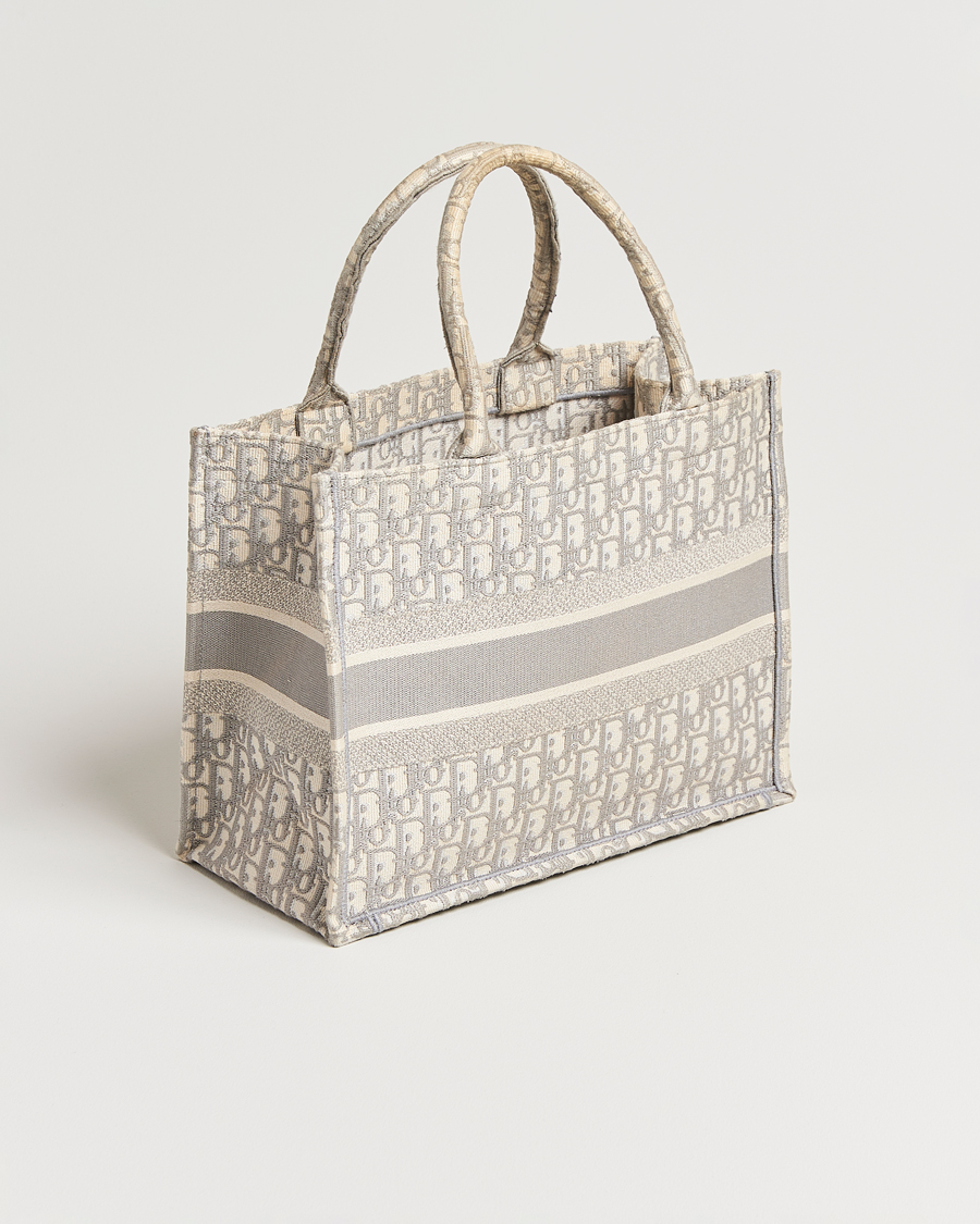 Heren | Pre-Owned & Vintage Bags | Dior Pre-Owned | Medium Dior Book Tote Light grey