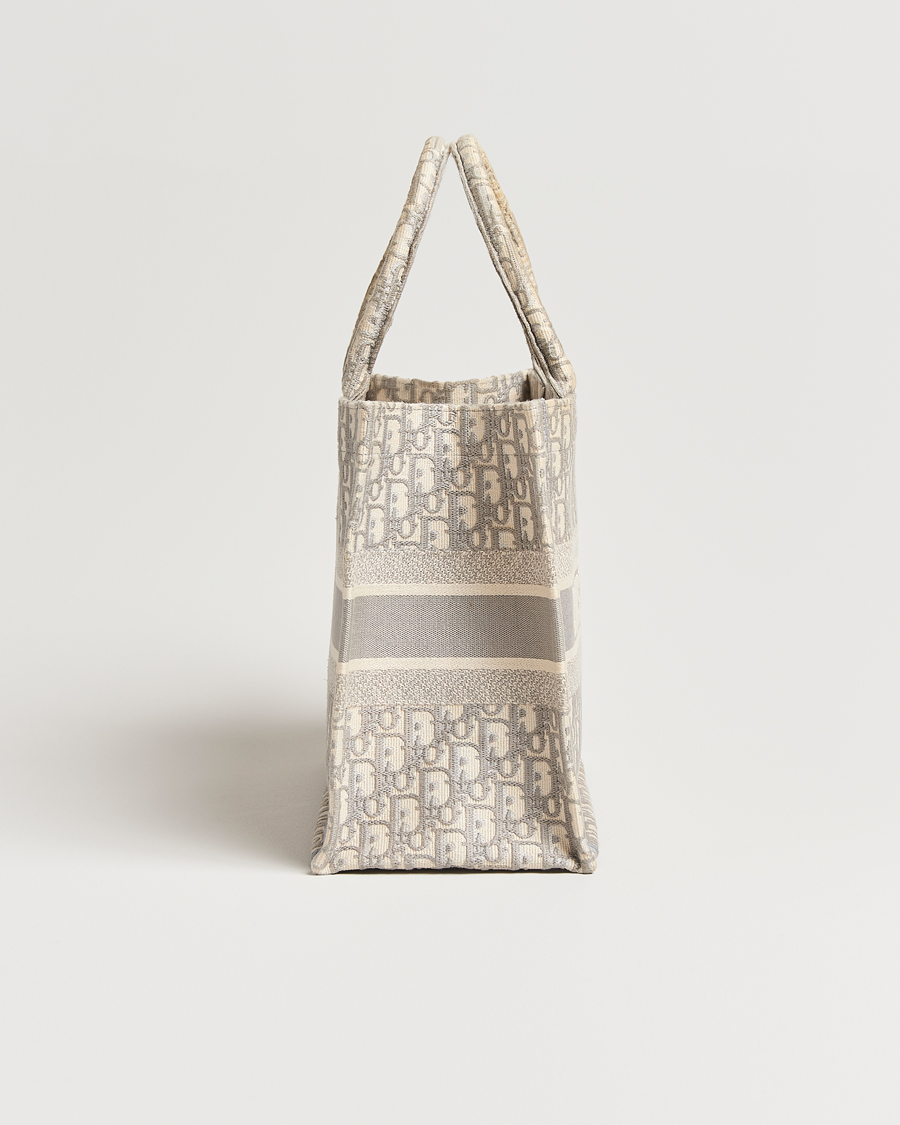 Heren | Pre-Owned & Vintage Bags | Dior Pre-Owned | Medium Dior Book Tote Light grey