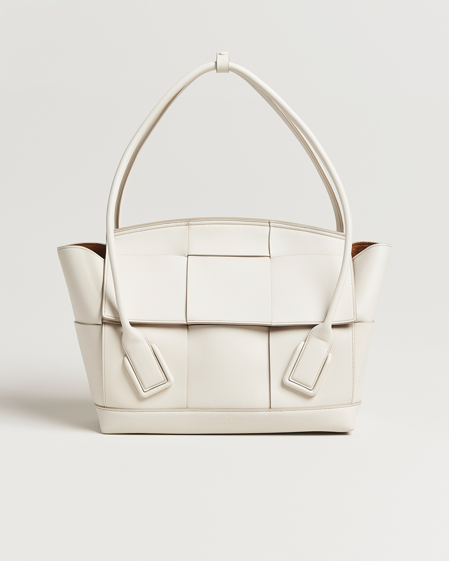 Homme | Pre-Owned & Vintage Bags | Bottega Veneta Pre-Owned | Intrecciato Acro Small White