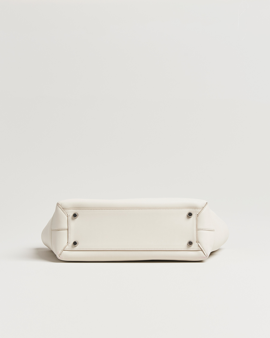 Homme | Pre-Owned & Vintage Bags | Bottega Veneta Pre-Owned | Intrecciato Acro Small White