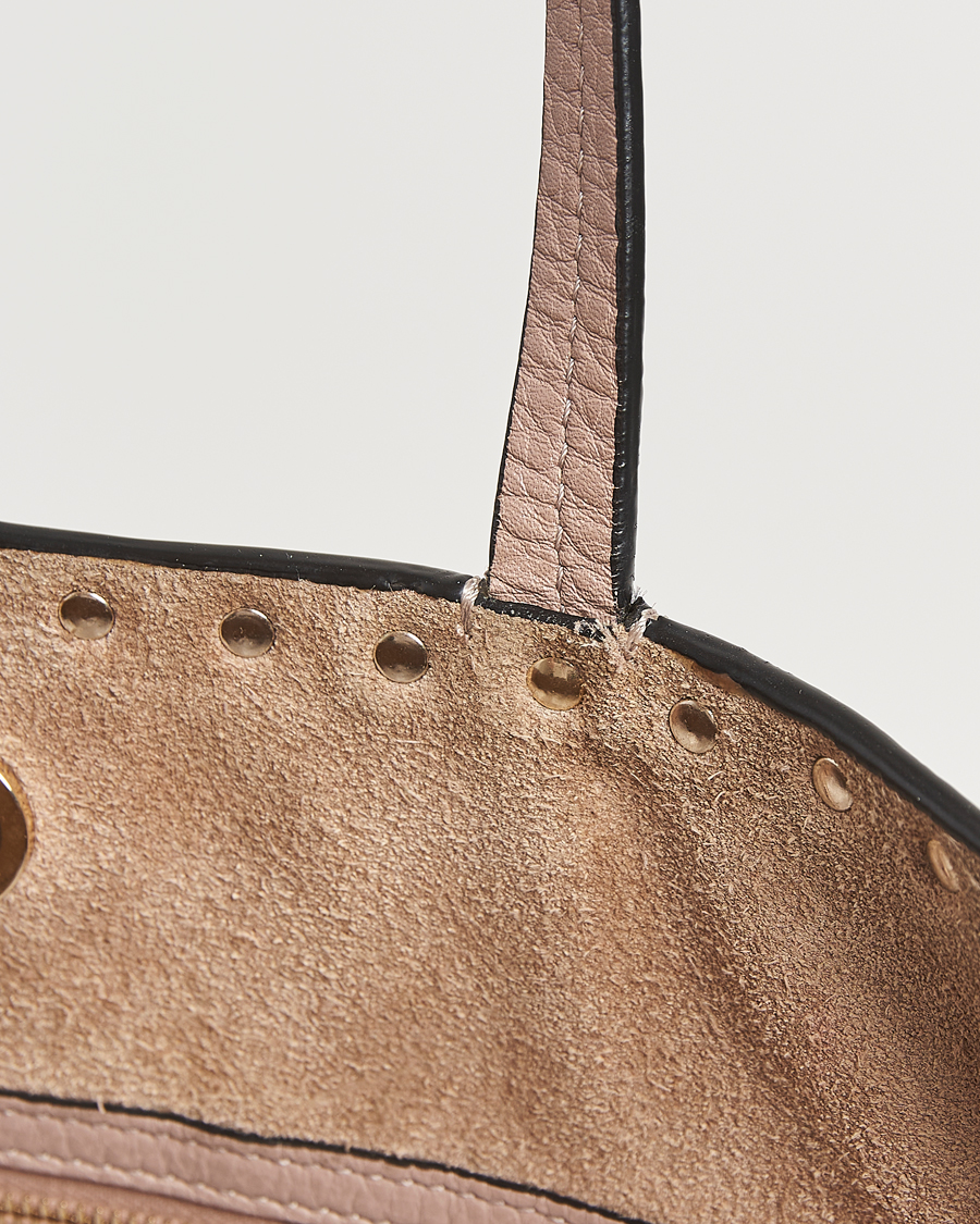Homme | Pre-Owned & Vintage Bags | Valentino Pre-Owned | Medium Rockstud Tote Bag Poudre