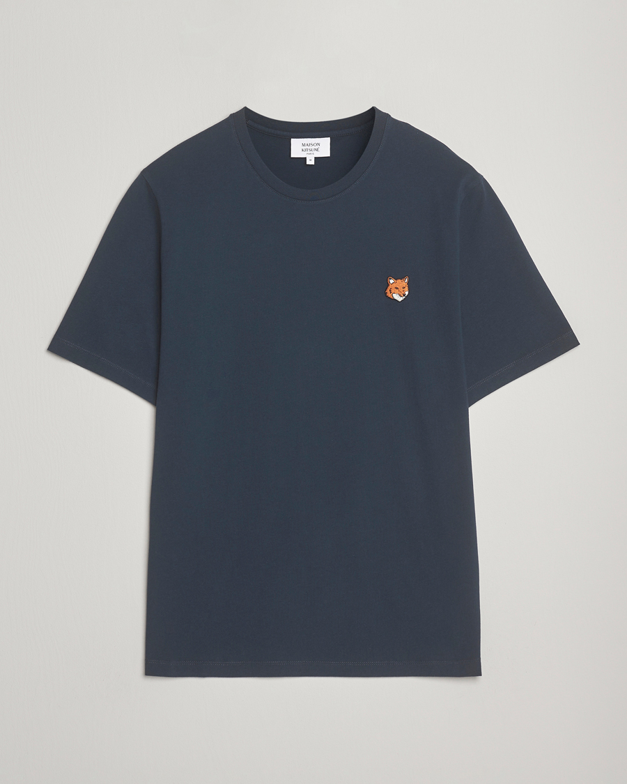 Homme | T-shirts | Maison Kitsuné | Fox Head T-Shirt Classic Navy