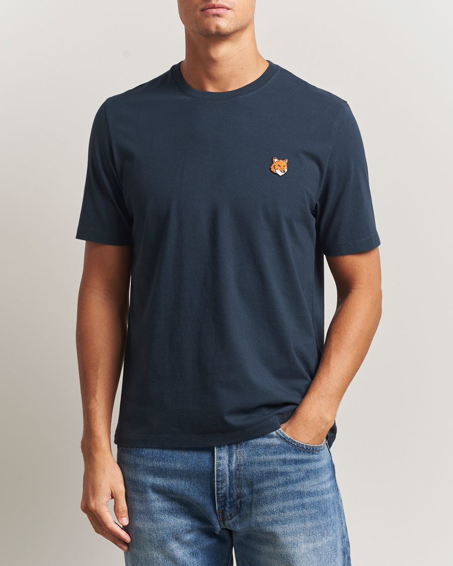 Homme | T-shirts | Maison Kitsuné | Fox Head T-Shirt Classic Navy