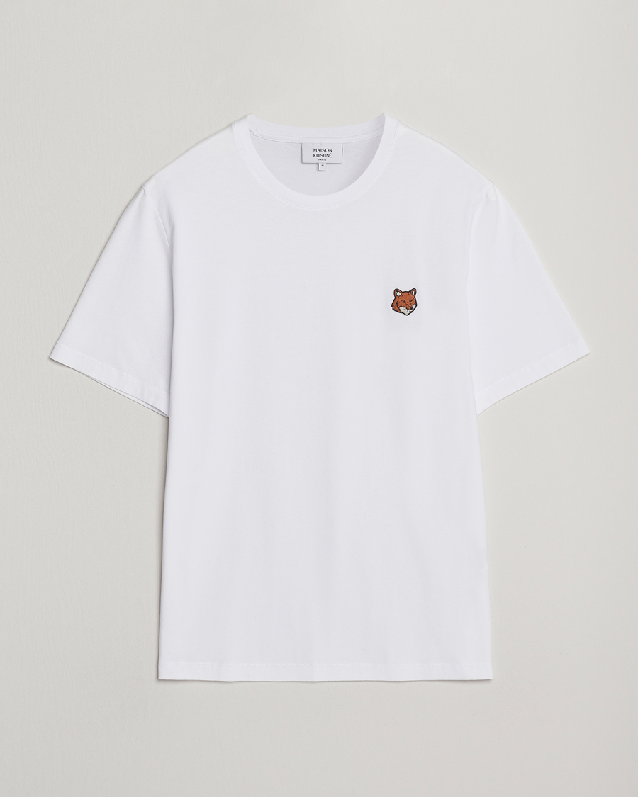 Heren | T-shirts | Maison Kitsuné | Fox Head T-Shirt White