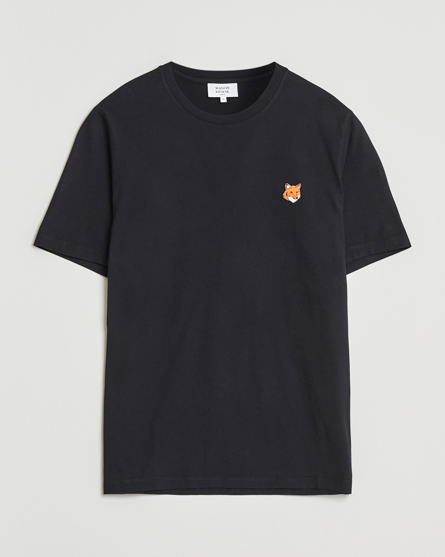 Heren | T-shirts | Maison Kitsuné | Fox Head T-Shirt Black