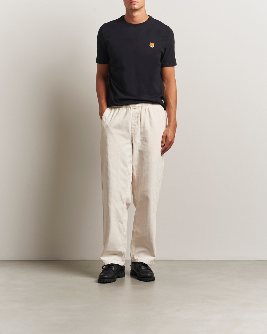 Heren | T-shirts | Maison Kitsuné | Fox Head T-Shirt Black