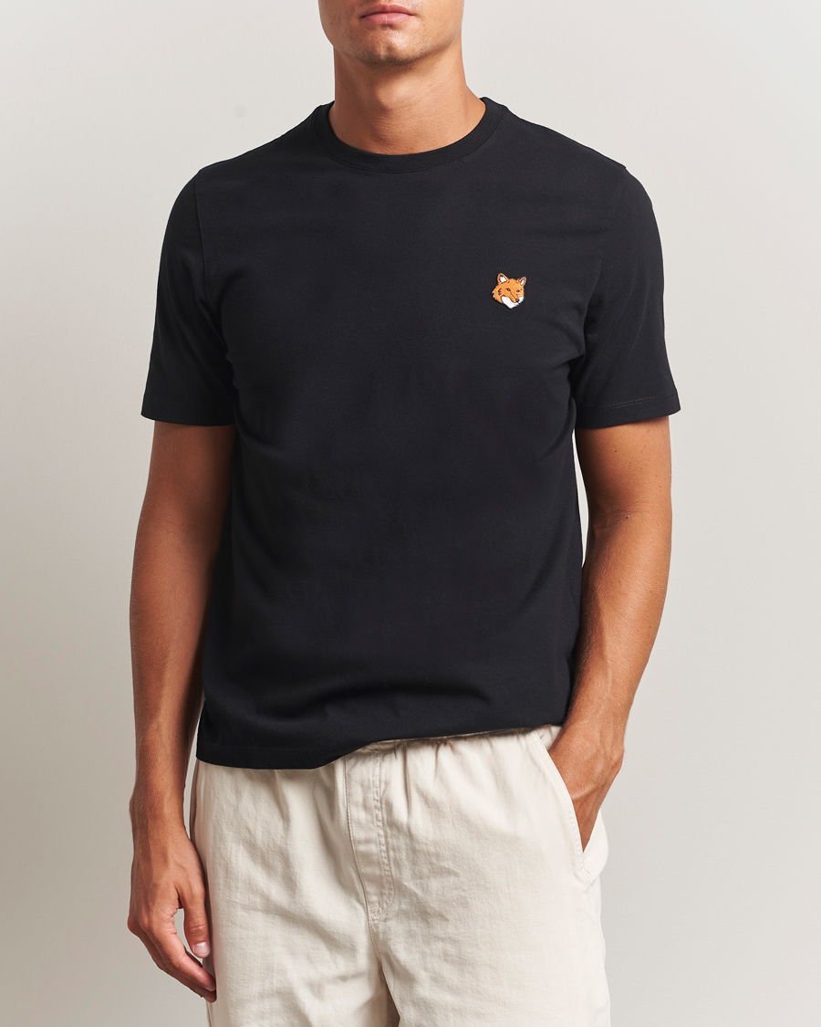 Heren | T-shirts | Maison Kitsuné | Fox Head T-Shirt Black