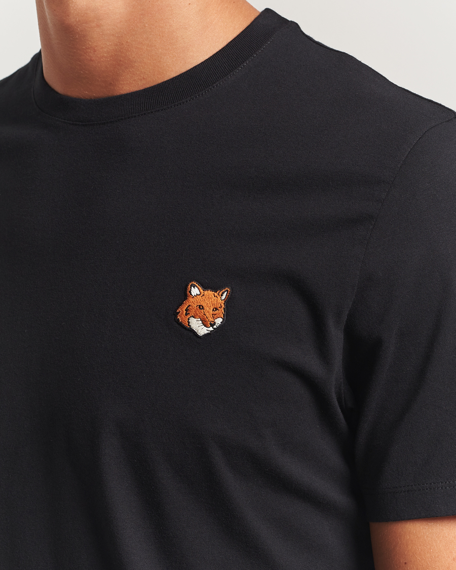 Heren | T-shirts | Maison Kitsuné | Fox Head T-Shirt Black