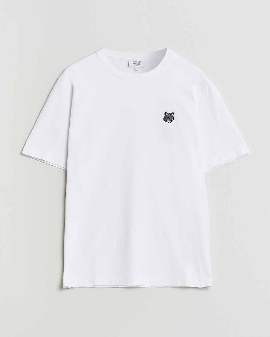Homme | T-shirts | Maison Kitsuné | Grey Fox Head T-Shirt White