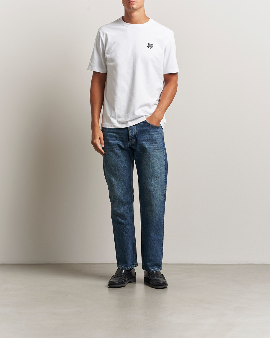 Homme | T-shirts | Maison Kitsuné | Grey Fox Head T-Shirt White