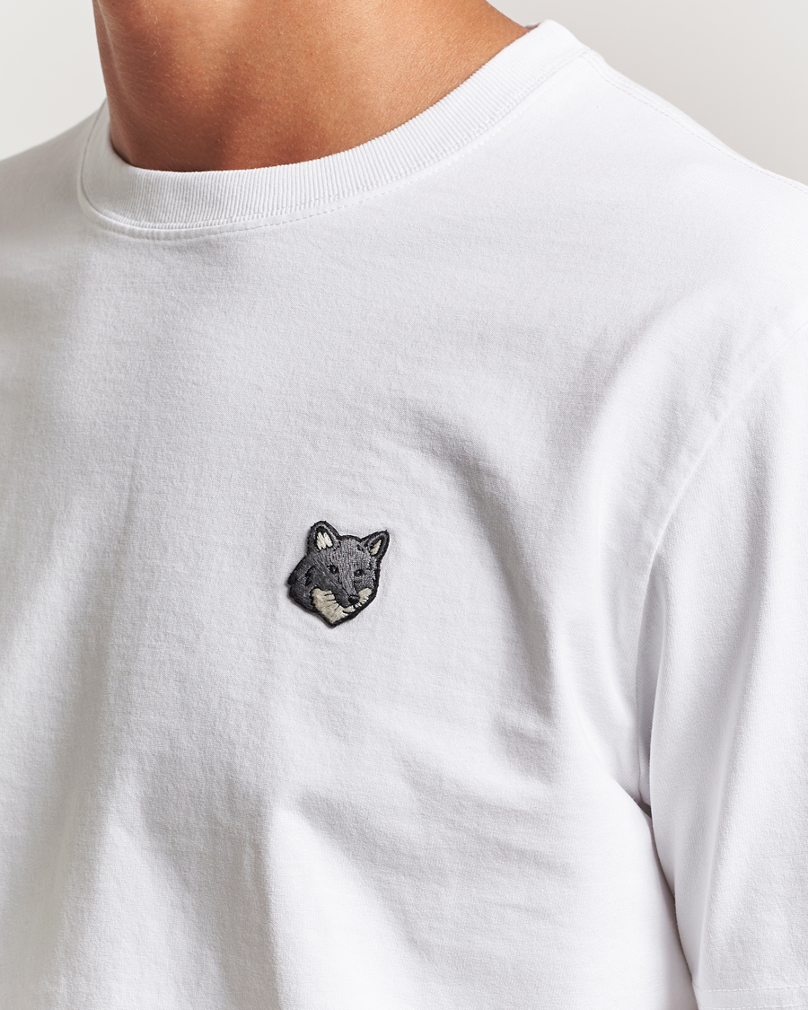 Homme | T-shirts | Maison Kitsuné | Grey Fox Head T-Shirt White