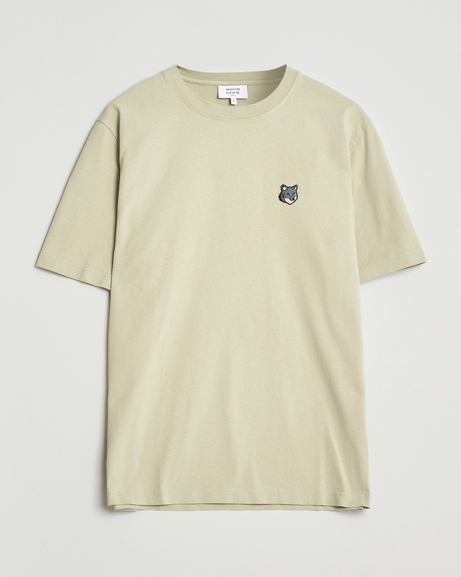 Homme | T-shirts | Maison Kitsuné | Grey Fox Head T-Shirt Stone Beige