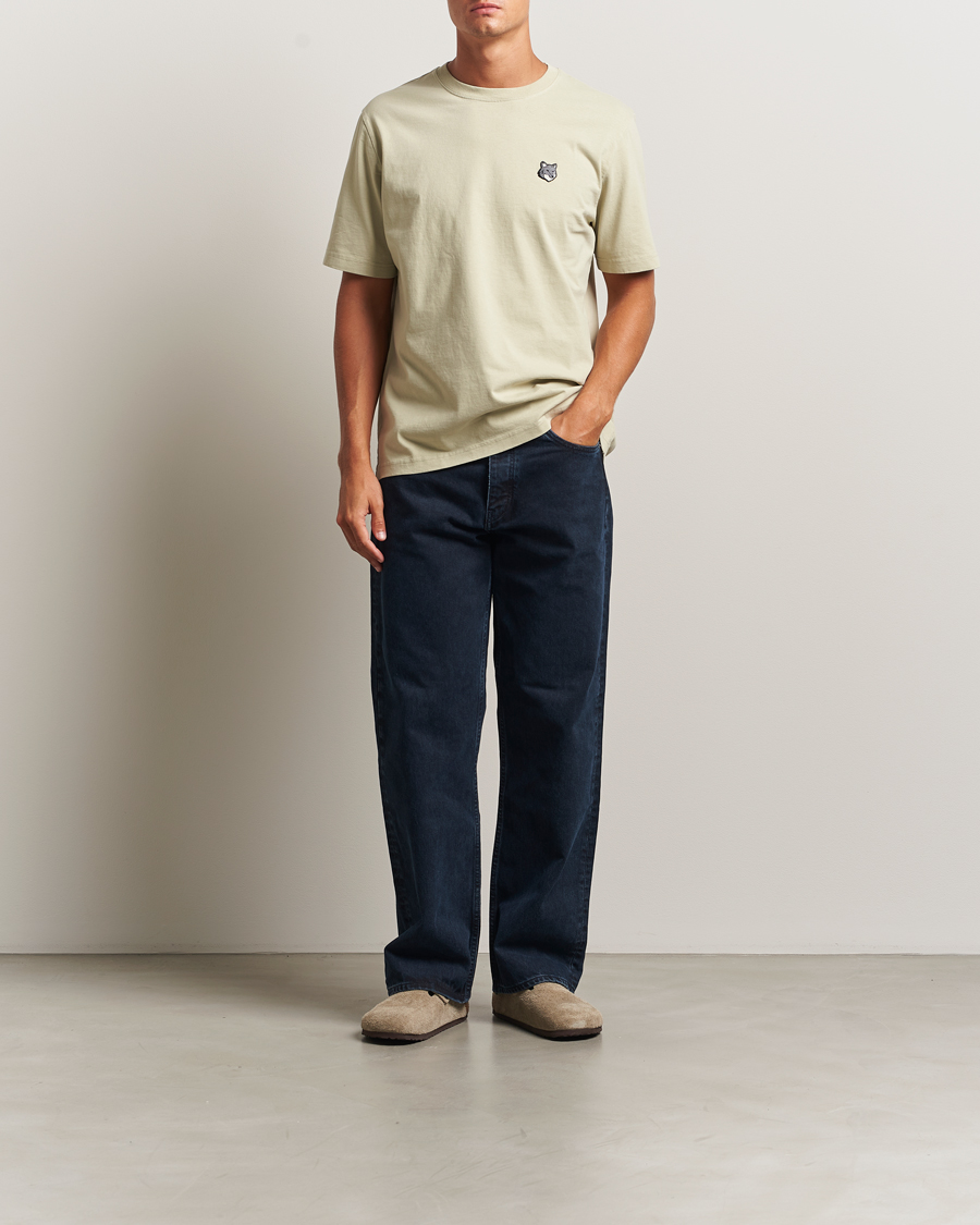 Homme | T-shirts | Maison Kitsuné | Grey Fox Head T-Shirt Stone Beige