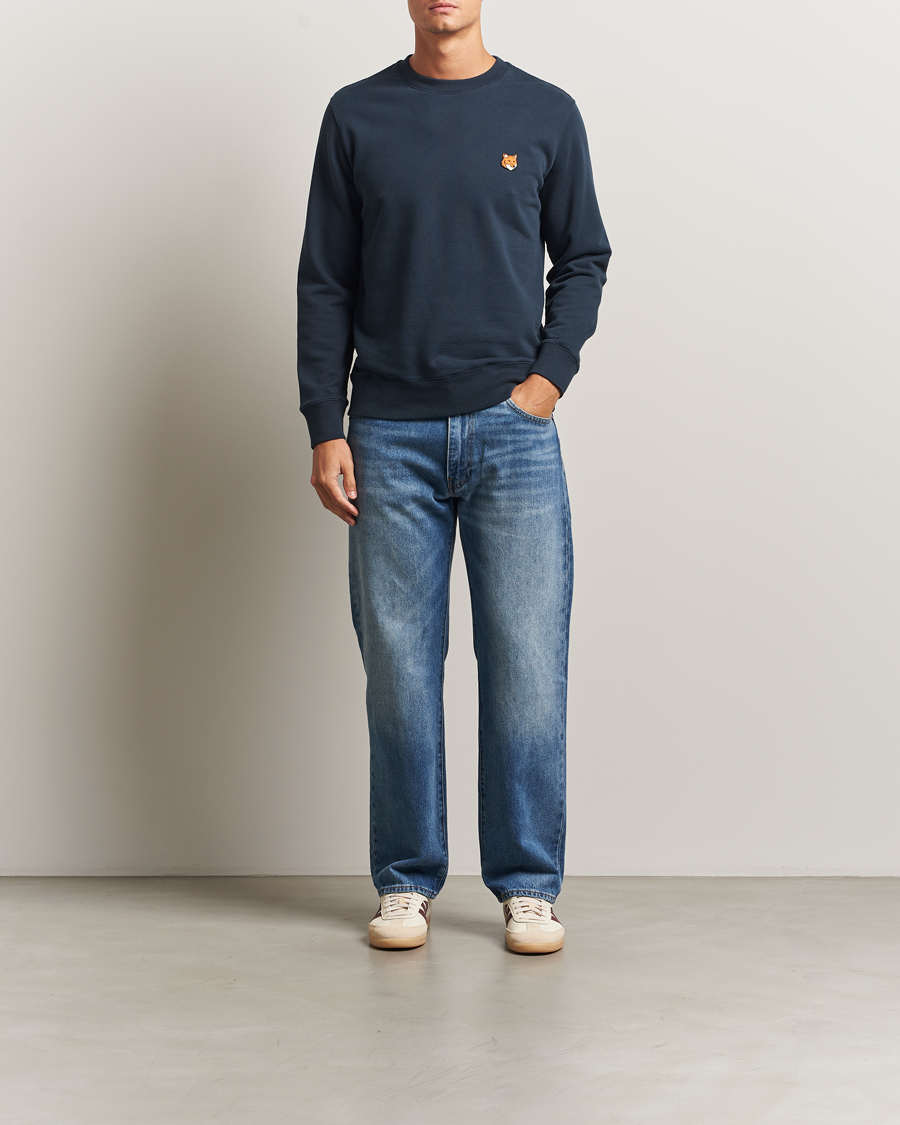 Heren | Truien | Maison Kitsuné | Fox Head Sweatshirt Classic Navy