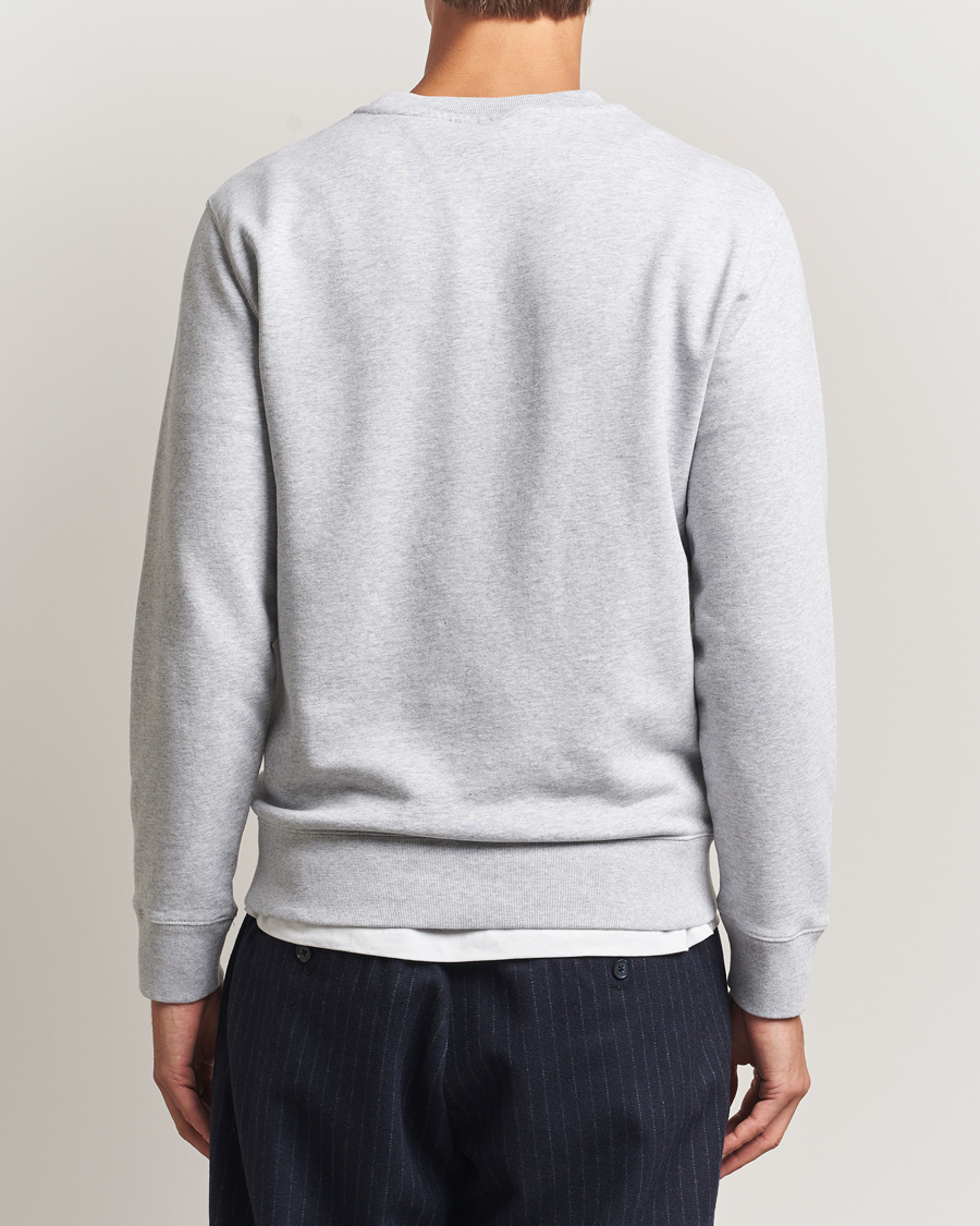 Homme | Pulls Et Tricots | Maison Kitsuné | Fox Head Sweatshirt Light Grey Melange