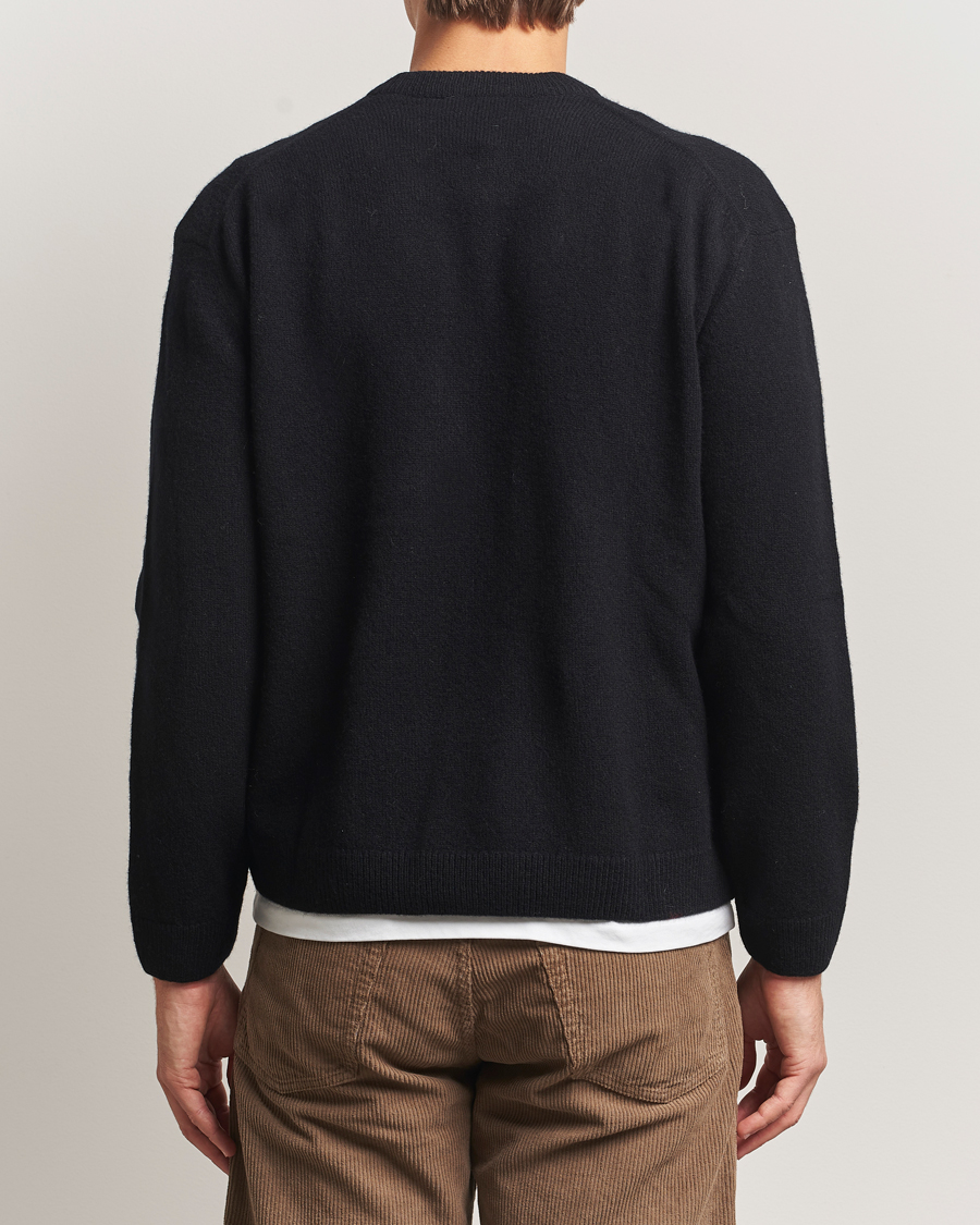 Heren | Truien | Maison Kitsuné | Grey Fox Head Lambswool Sweater Black