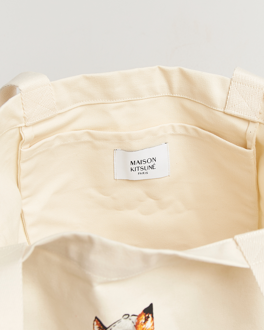 Homme | Sacs | Maison Kitsuné | Dressed Fox Tote Bag Ecru