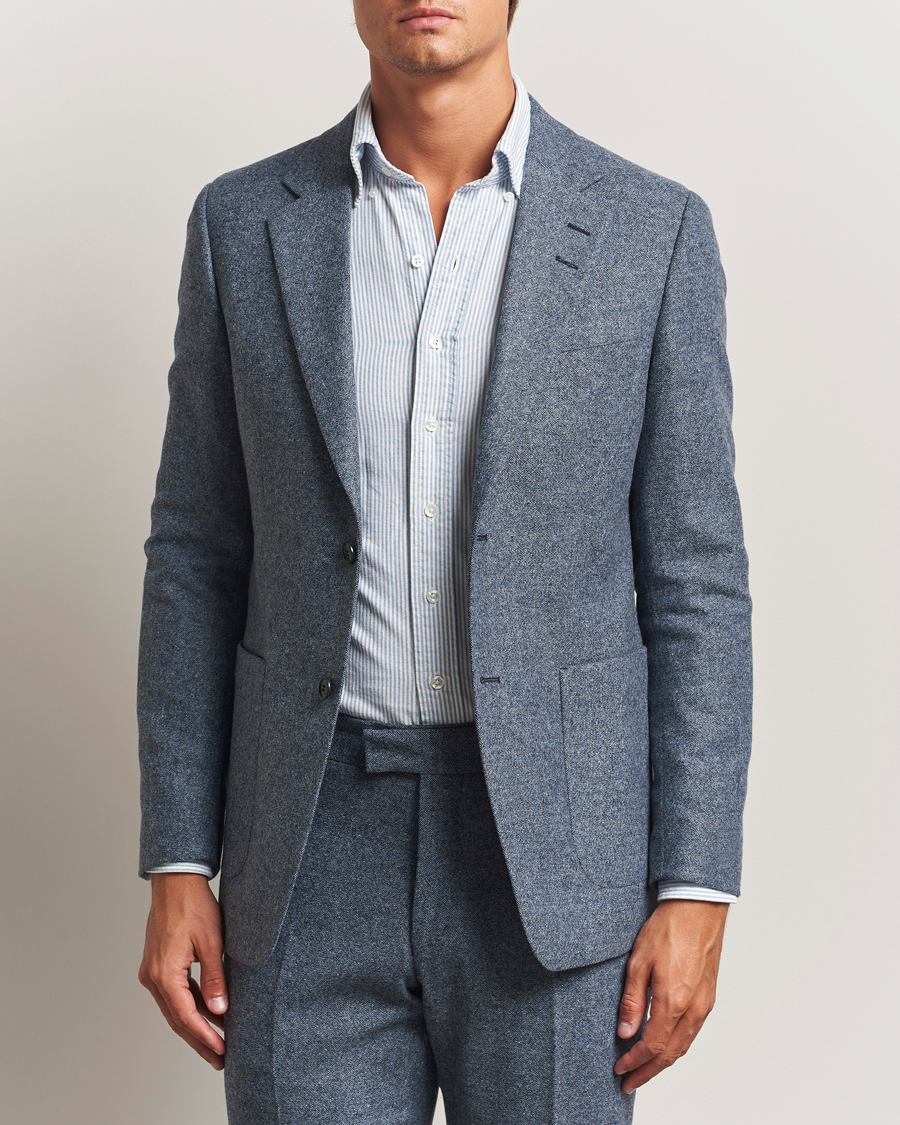 Heren | Blazers | Tiger of Sweden | Justin Brushed Wool Blazer Space View