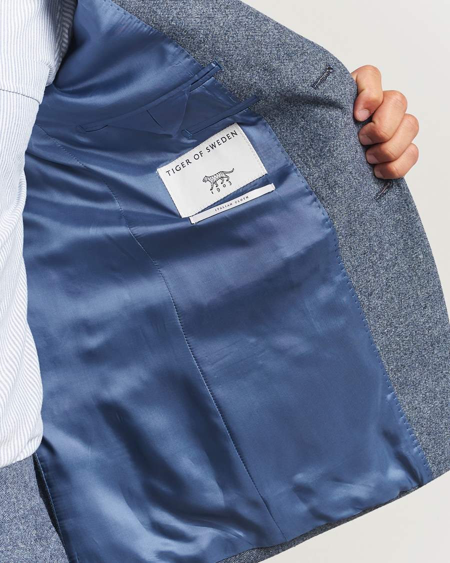 Heren | Blazers | Tiger of Sweden | Justin Brushed Wool Blazer Space View