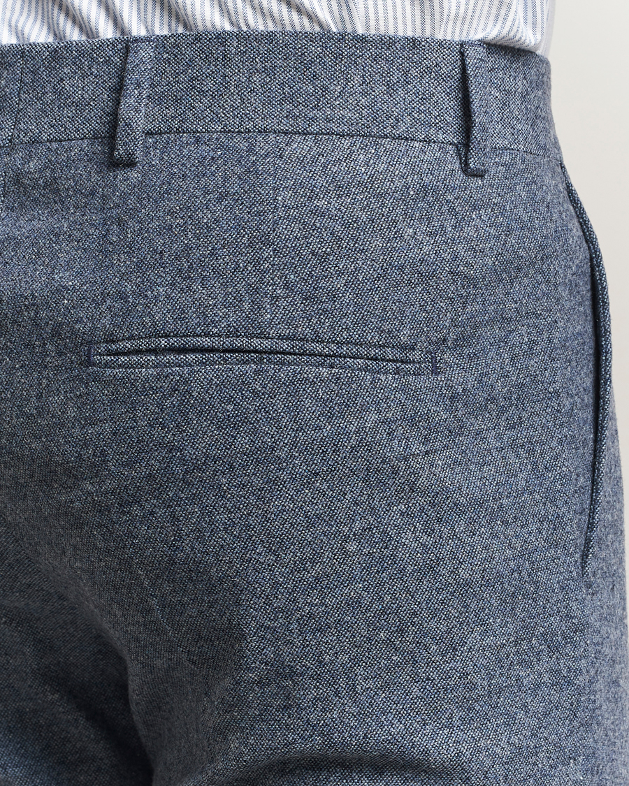 Homme | Pantalons | Tiger of Sweden | Tenuta Brushed Wool Trousers Space View