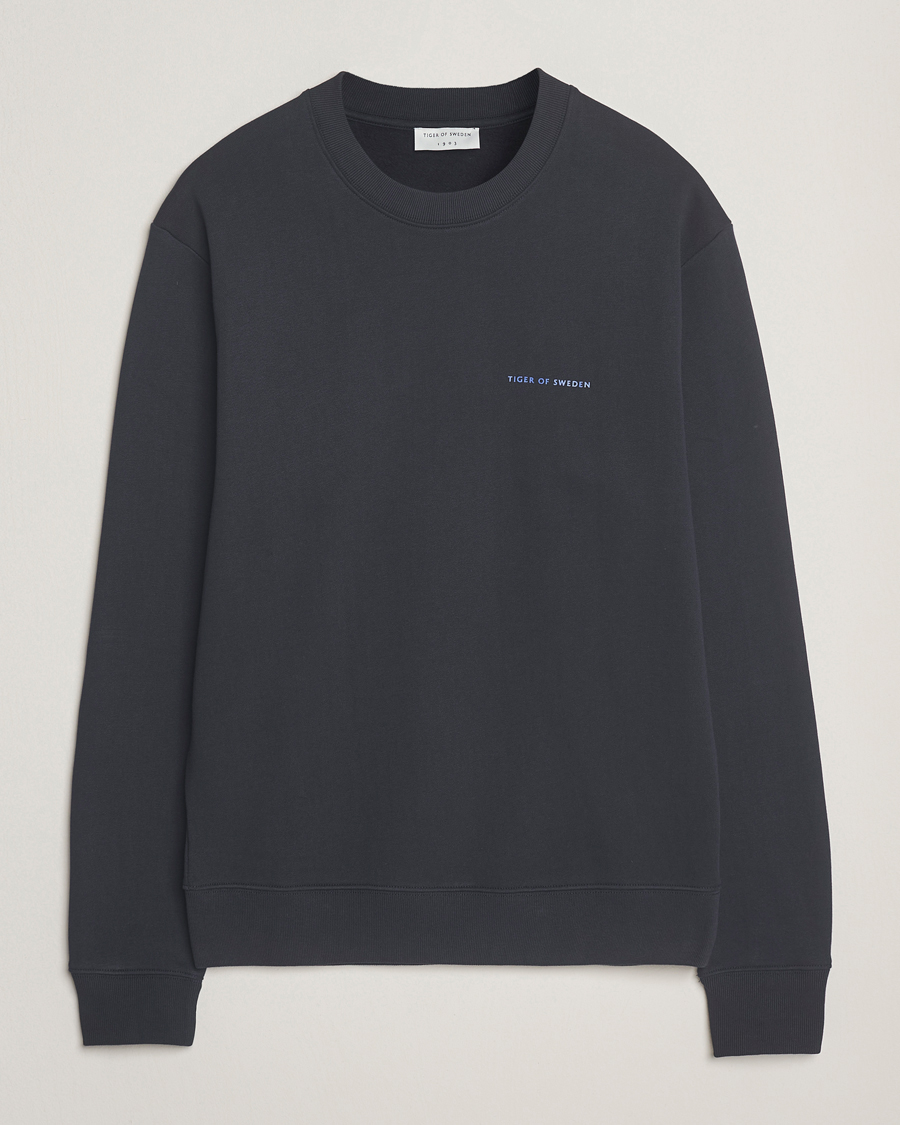 Heren | Truien | Tiger of Sweden | Emerson Crew Neck Sweatshirt Light Ink