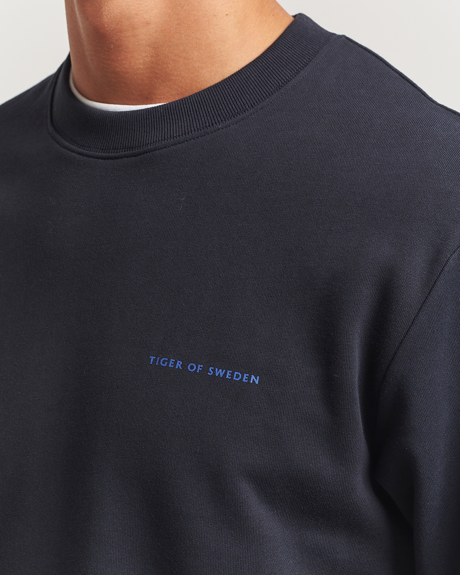 Heren | Truien | Tiger of Sweden | Emerson Crew Neck Sweatshirt Light Ink